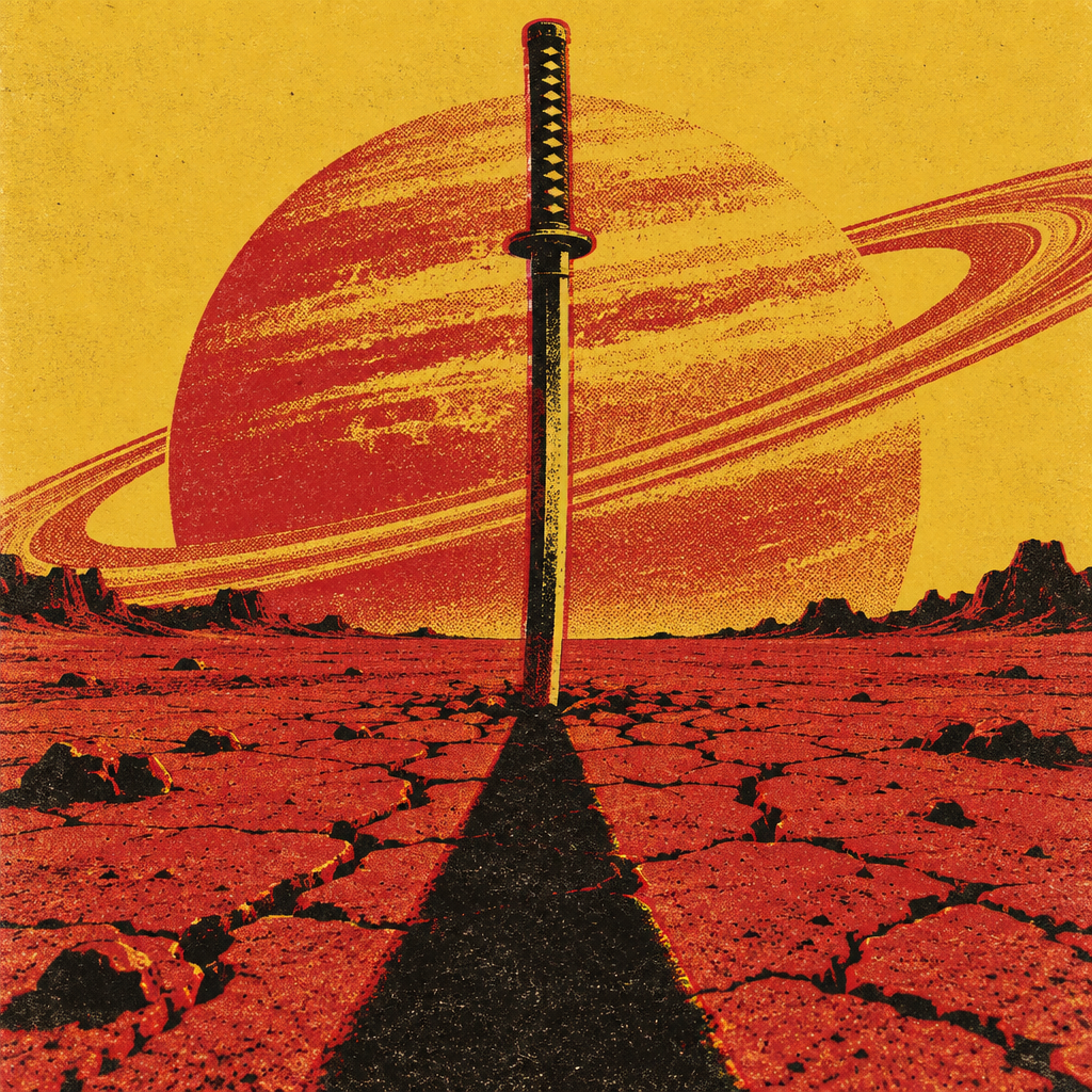 Cover of a tarantino space opera